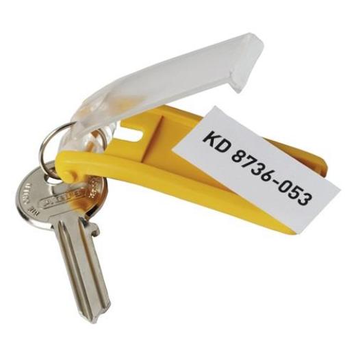 DURABLE - Schlüsselanhänger Key Clip gelb Ku.