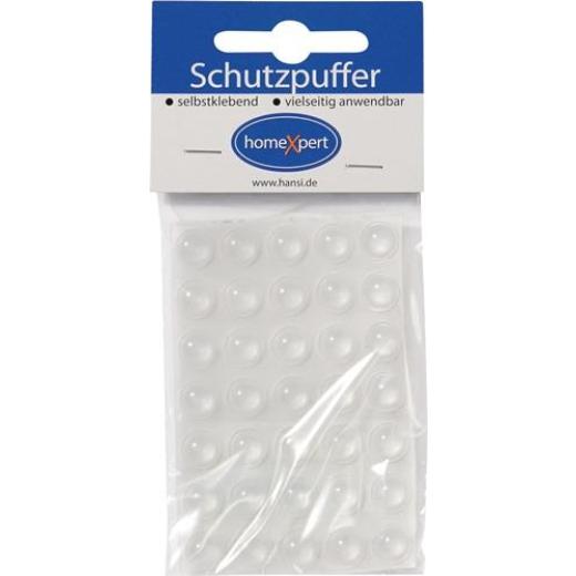 Schutzpuffer Clear 10mm Ku.transp.Linse selbstkl.