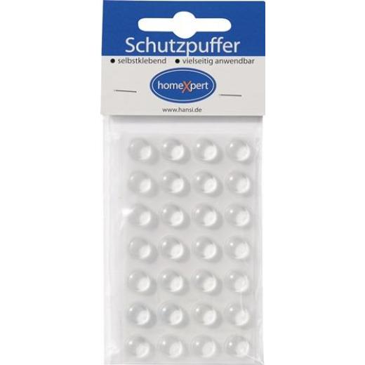 Schutzpuffer Clear 11,1mm Ku.transp.Linse selbstkl.