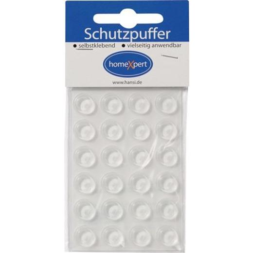 Schutzpuffer Clear 12,7mm Ku.transp.Koni selbstkl.