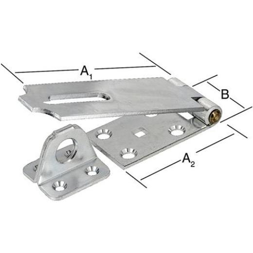 Sicherheitsüberfalle L.105mm H.35mm STA blau verz.VORMANN | 10 Stück