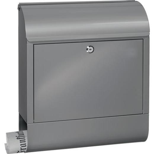 Briefkasten Scandic 825 Si H.460mm B.380mm T.125mm silb. STA DIN C4 BURG-WÄCHTER