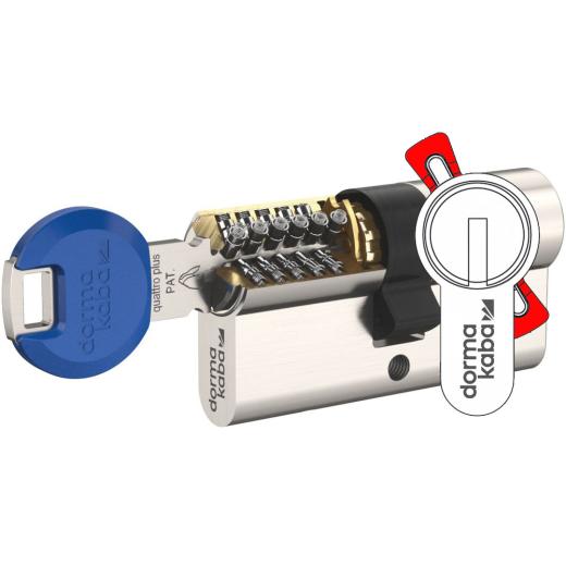 dormakaba quattro pluS - Profil-Doppelzylinder - Doppelschließbart