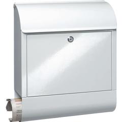 Briefkasten Scandic 825 W H.460mm B.380mm T.125mm weiß STA DIN C4 BURG-WÄCHTER