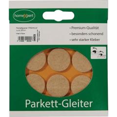 Parkettgleiter Premium 25mm Filz natur rd.selbstkl.