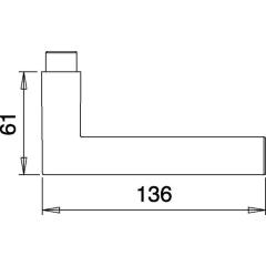 edi - Türdrückerpaar 168 Z VA F00 4-KT.8 mm