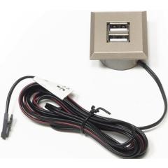 USB Doppelsteckdose 12 V 5 V 1x2,1 A = 10,5 W L&S